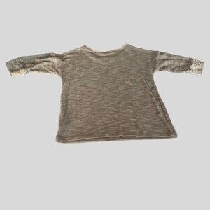 Columbia Women’s 3/4 Sleeve Gray  Lightweight Sweater Large Outdoor Hiking